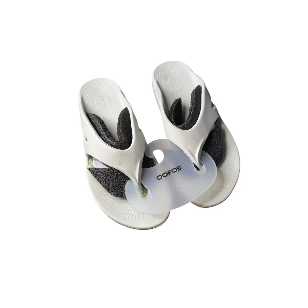 OOFOS OOriginal recovery less stress support comfort Cosmic Gray Sandal Men’s 14